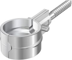 Rohrschelle RWK verzinkt mit Gewinde - ohne Gummi