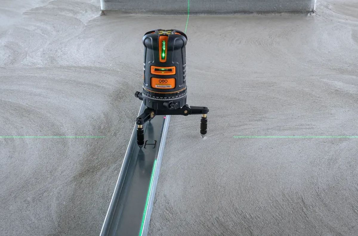 Kreuzlinien-Lot-Laser-Sätze FLG 66-Xtrem - +/- 2 mm/10m Radius: 40m, IP65,Lotpunkt
