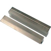 Schraubstockbacke ALU 120 mm - mit Rillenprofil