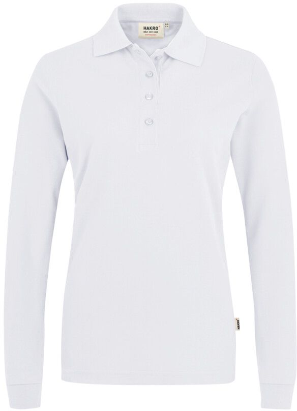 Poloshirt langärmelig Einlaufvorbehand. - 50 % Baumw. 50 % Polyester, Gr. XS-6XL