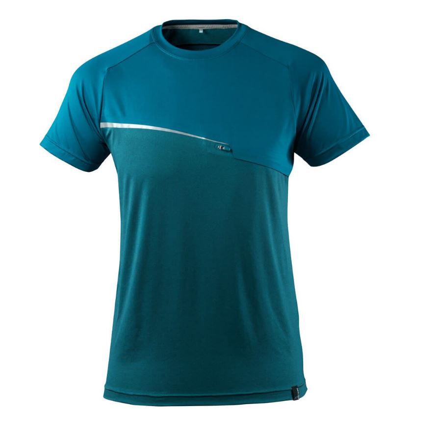 Premium Advanced T-Shirt, Brusttasche - 92% Polyester, 8% Elasthan