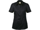 Bluse ½-Arm Business Gr. M, schwarz - 100% Baumwolle, 120 g/m²