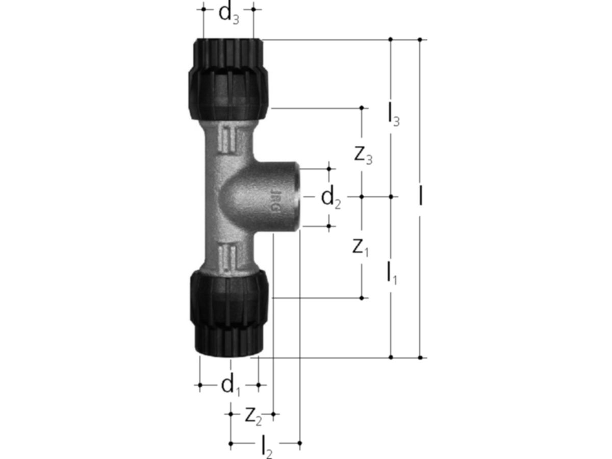 Sanipex MT-T-Stück m. IG