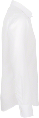 Hemd 1/1-Arm Business Tail. L weiss - 100% Baumwolle