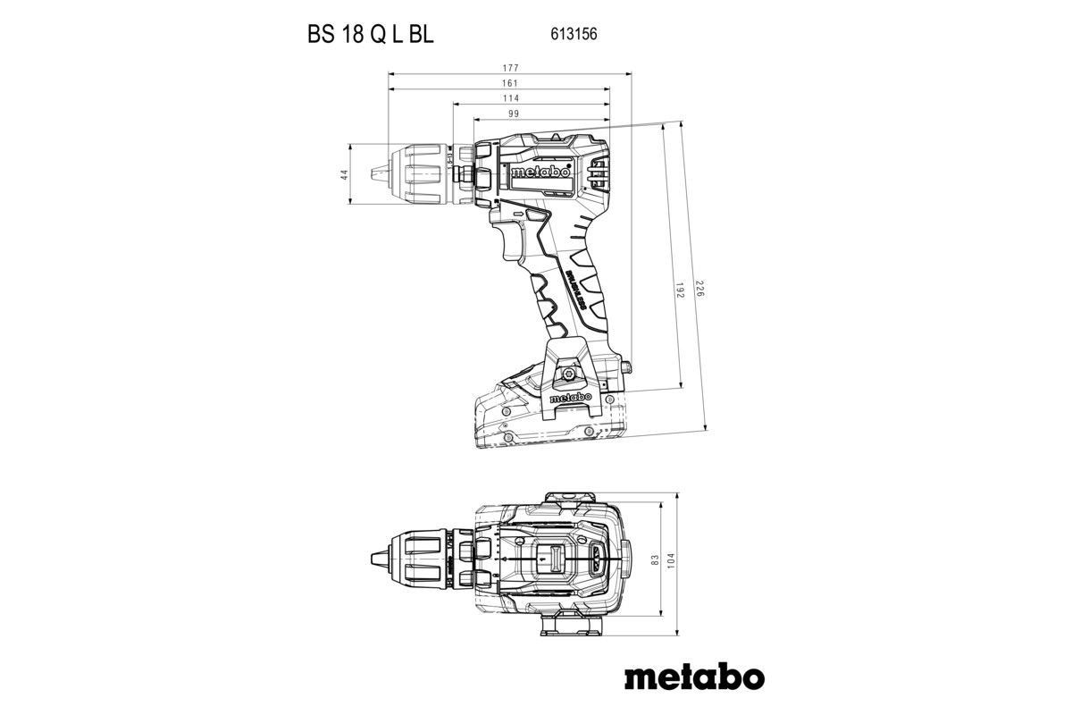 Akku-Bohrschrauber BS18 L BL Q 18V - Metabo