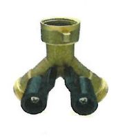 2-Weg-Ventil Eingang 3/4" IG - Messing roh