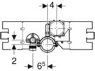 Zubehörset für Urinal Lema 1-Liter-Compa - 2 Liter Compact