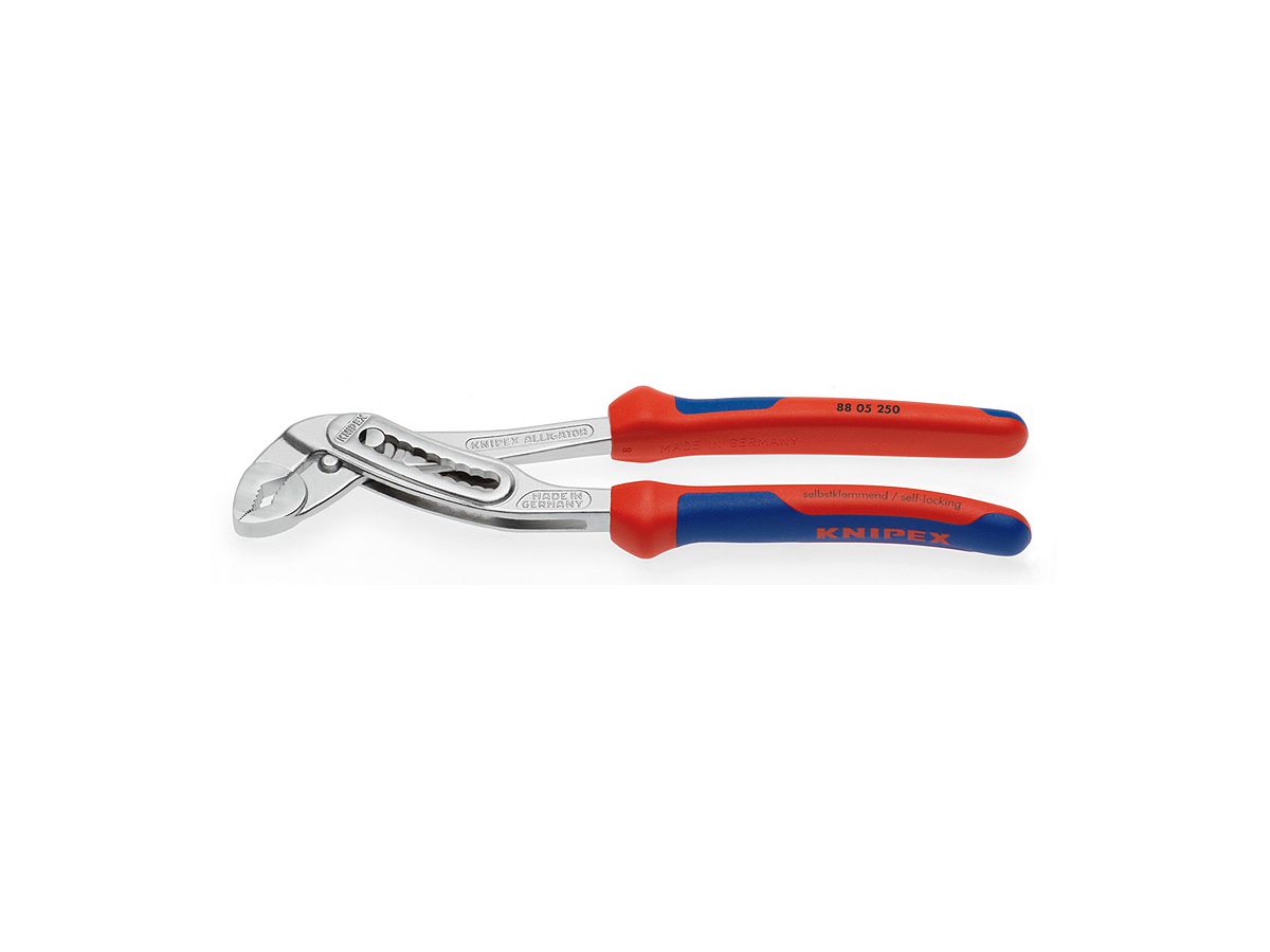 Wasserpumpenzange KNIPEX 8805 - Kopf verchromt