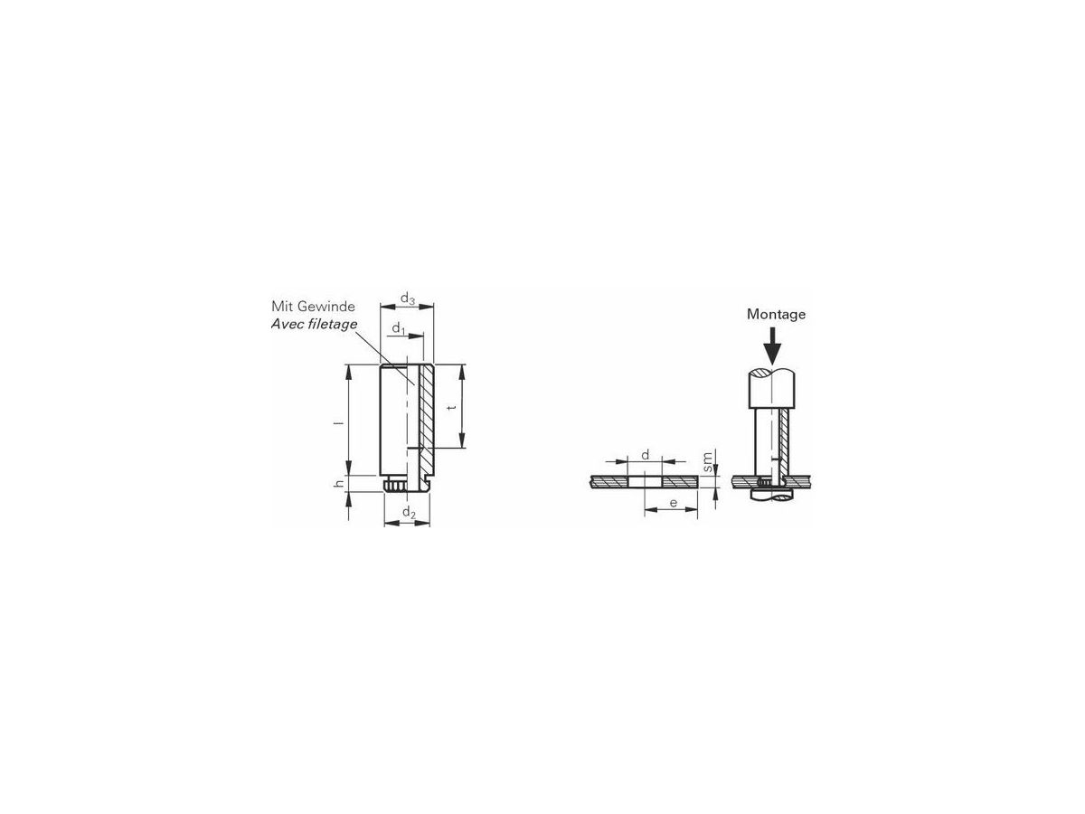 KFSE-3,6- 8     PEM BUCHSEN    P.  1'000