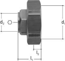 Kappe mit Innengewinde JRG 1/2" BR 1 - nach EN ISO 228-1