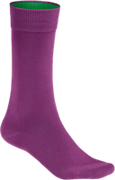 Socken Premium Gr. L, aubergine - 85% Baumwolle, 12% Polya. u. 3% Elasthan