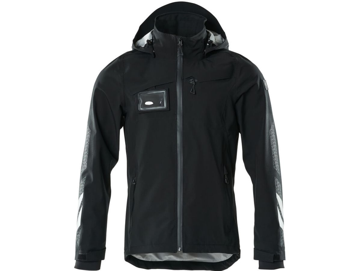 Hard Shell Jacke leicht, Gr. 2XL - schwarz, 100% PES