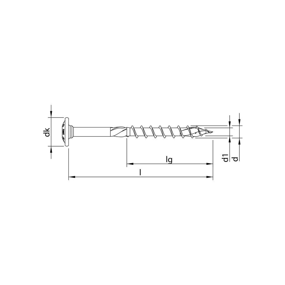 Tellerkopf HECO TOPIX Plus - Inox A2, ohne-/mit Schaft
