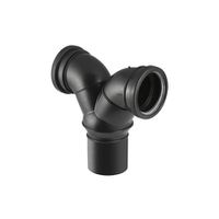 Geberit-Silent Wandklosett-Doppelbogen - 110/90  180°