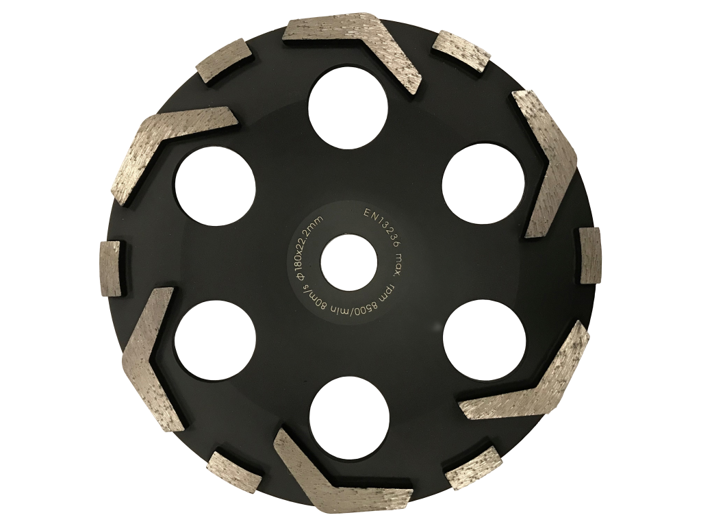 Schleiftopf Turbo-Jet 125 mm rot