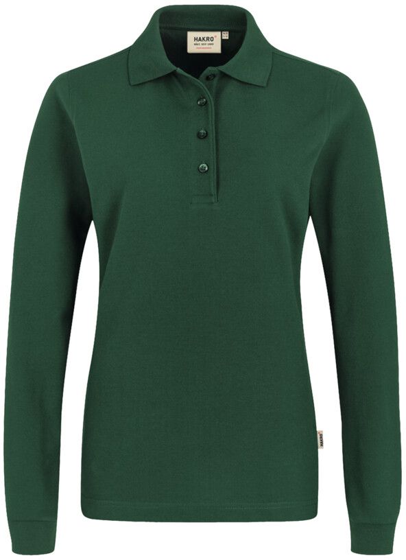 Poloshirt langärmelig Einlaufvorbehand. - 50 % Baumw. 50 % Polyester, Gr. XS-6XL