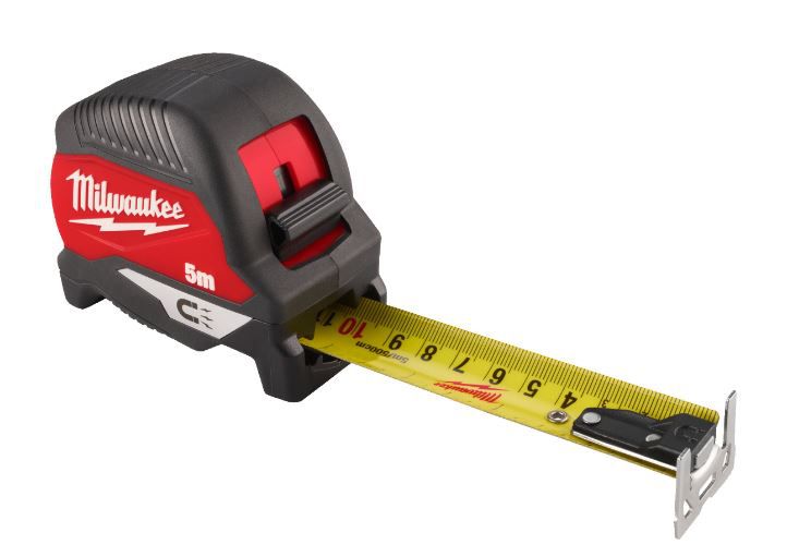 Premium-Bandmass magnetisch 5 Meter - Milwaukee 27mm Band Breite,beidseitig