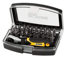 Bit-Set Ironside 31-tlg. - in Kunststoff-Box mit Gurtclip Nr 244000