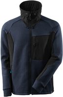 Advanced Sweatshirt, Stehkragen, Gr. L - dunkelmarine/schwarz, 380 g/m2