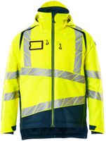 Winterjacke mit CLIMASCOT-Futter Gr. 2XL - hi-vis gelb/petrol