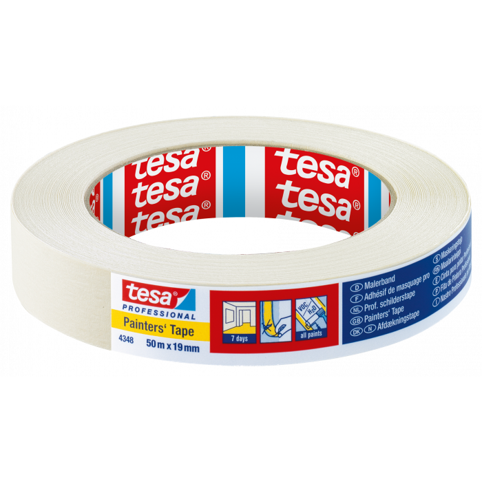 Abdeckband Tesakrepp 4348 - hellbeige, Profi