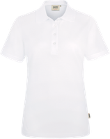 Damen-Poloshirt Perf. Gr. 2XL, weiss - 50% Baumwolle, 50% Polyester, 200 g/m²