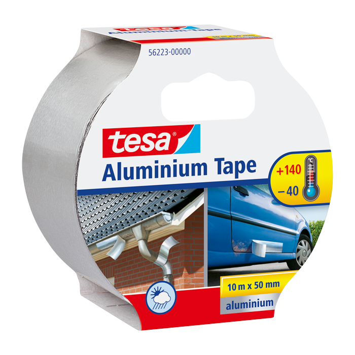 Aluminiumband TESA 47 µm - Aluband zum Reparieren, überstreichbar