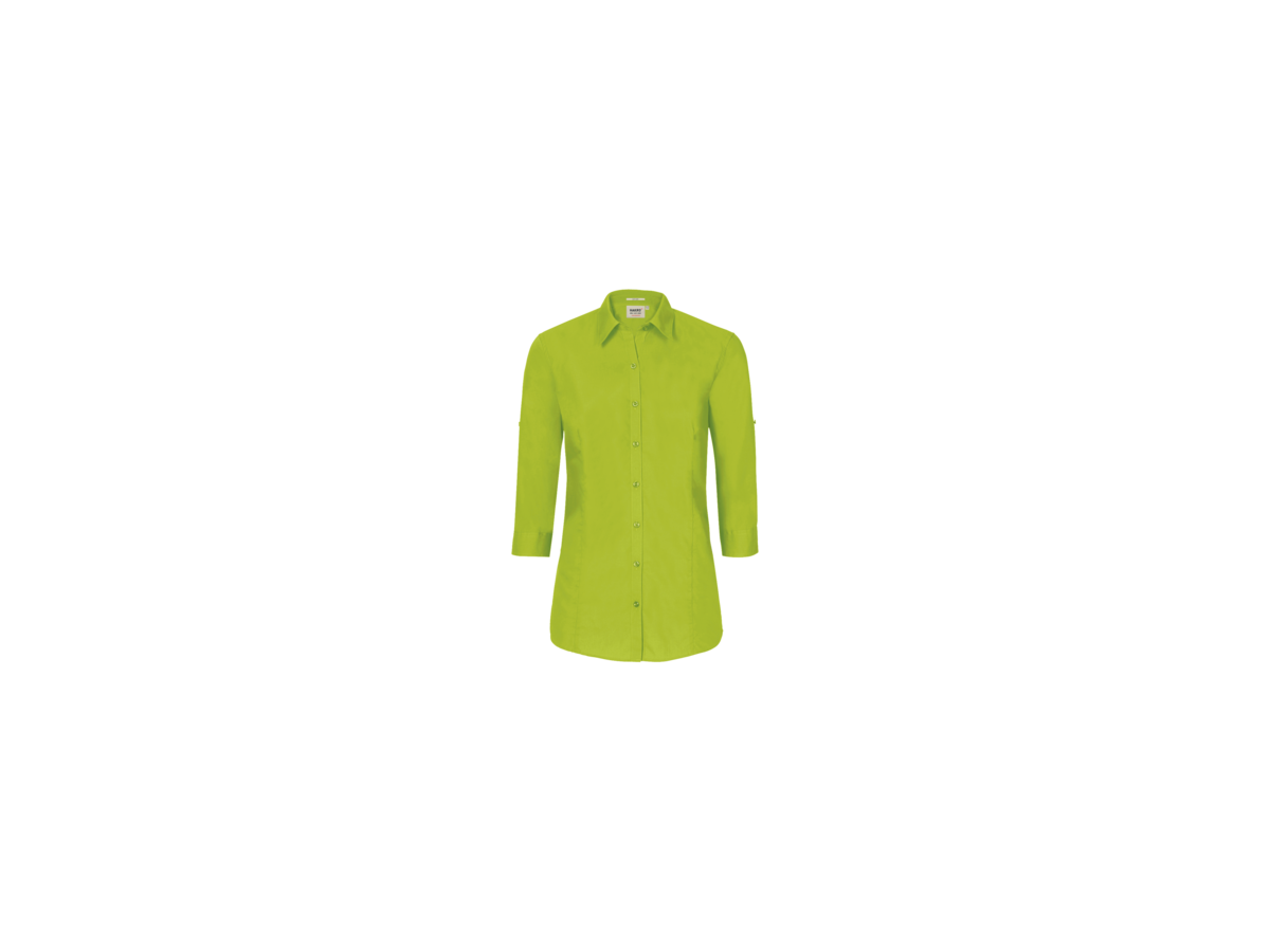 Bluse Vario-¾-Arm Perf. Gr. M, kiwi - 50% Baumwolle, 50% Polyester