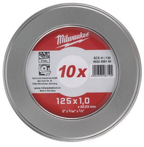 Trennscheibe Metall, Milwaukee - PRO + INOX 125 mm, 1 mm Pak. à 20 Stk.