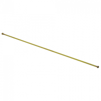 Verlängerungsrohr 1m, gerade Messing - mit 1/4" Innen- und Aussengewinde