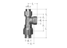 Sanipex T-Stk. m. IG d32x3/4"xd32