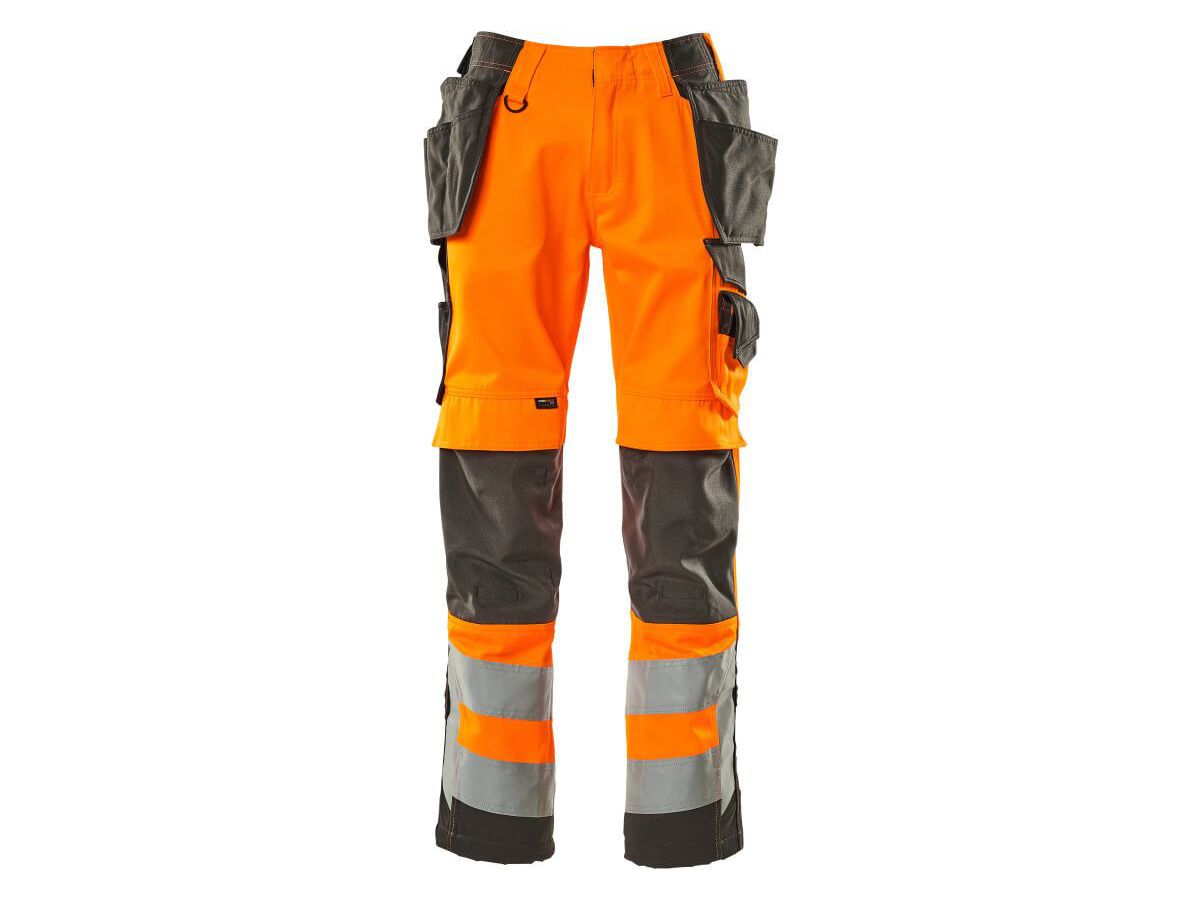 Hose mit Hängetaschen, Gr. 76C51 - hi-vis orange/dunkelanthrazit