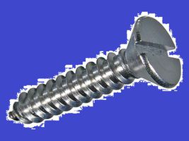 Senk-Blechschr Schlitz+Spitze A2 2,9x6,5 - DIN 7972C    Pak à 100 Stk