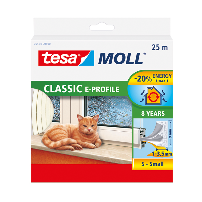 Dichtungsband TESA Moll E-Profil - 9mmx25m
