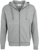 Kapuzen-Sweatjacke Premium, Gr. 2XS - grau meliert