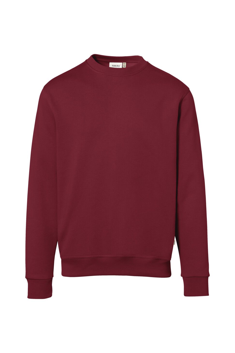 Sweatshirt Bio-Baumwolle GOTS Gr. XS - weinrot,85% Baumwolle (Bio),15% Poly.rec