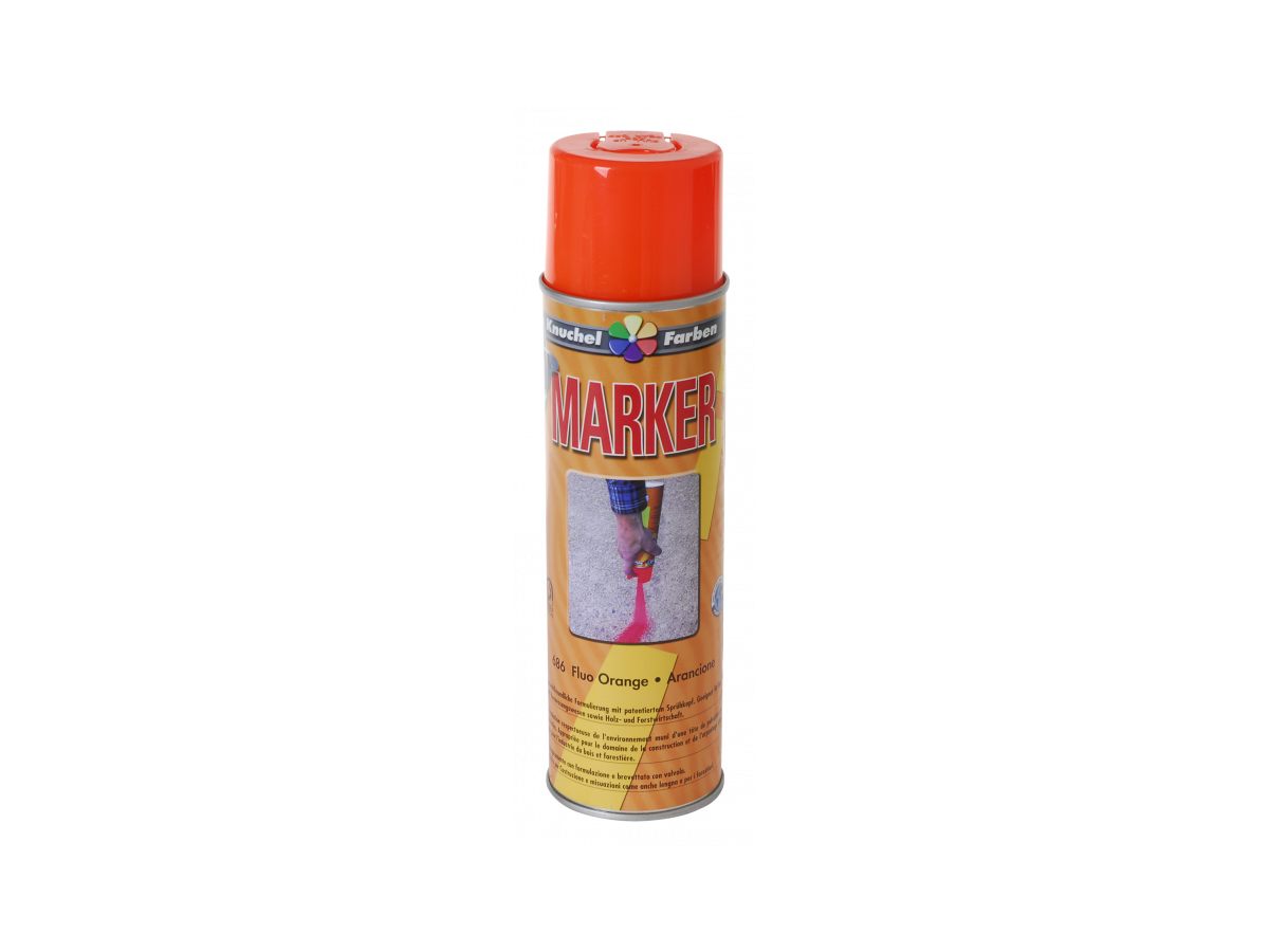 Markierspray Marker 500 ml orange - fluoreszent