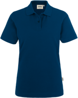 Damen-Poloshirt Top Gr. 2XL, marine - 100% Baumwolle, 200 g/m²