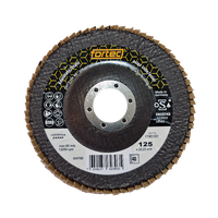 Fächerschleifscheibe Fortec 125mm - Zirkon, Pak. à 10 Stk.