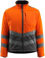 Fleecejacke Sheffield Gr. 2XL - hi-vis orange/dunkelanthrazit