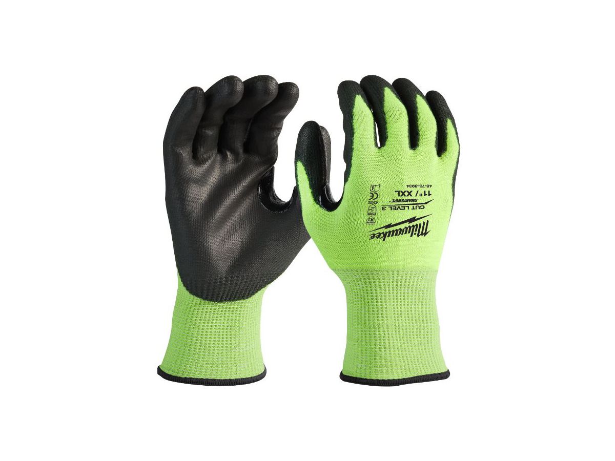 Schnittschutzhandschuhe Gr. XXL/11 - PU-Teilbeschichtung