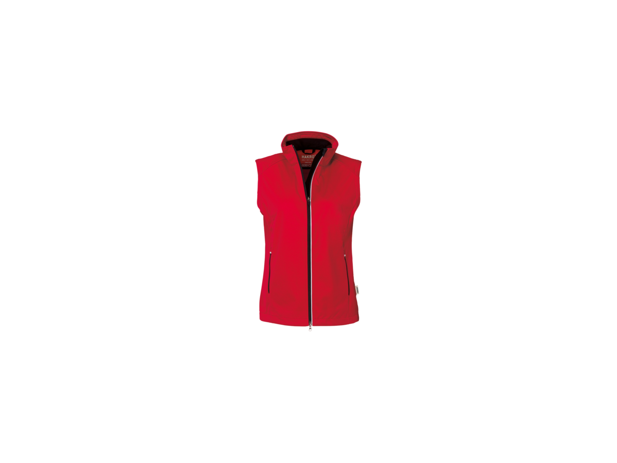 Damen-Light-Softsh.weste Sarina 2XL rot - 100% Polyester, 170 g/m²