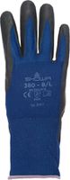 Schutzhandschuh SHOWA 380 - blauem Nylongestrick, rutsich. Profil