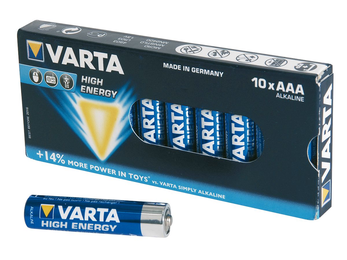 Batterie High En.LR03 lose 10stk - 04903 121 111