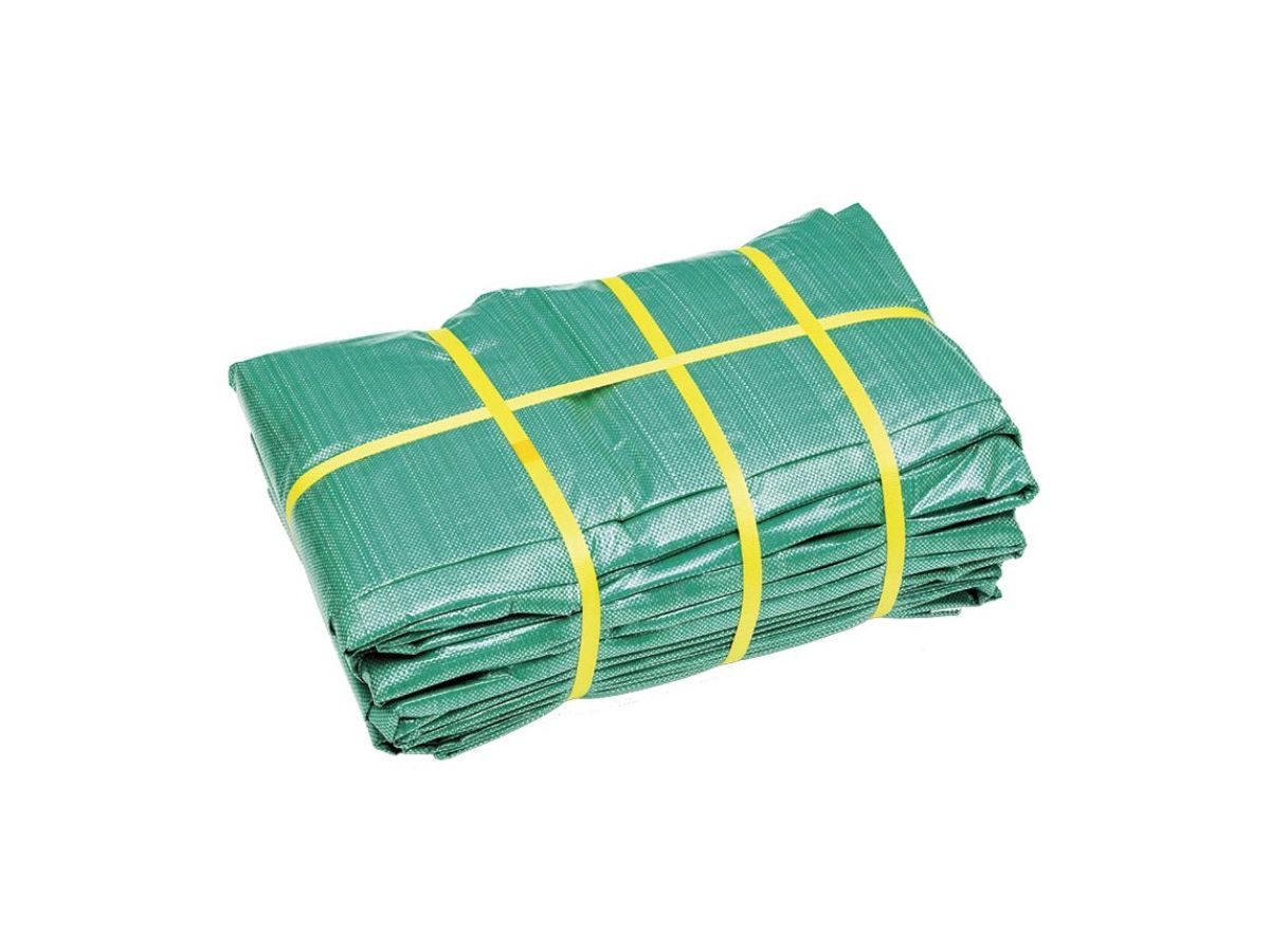 Riwega bâche PVC verte 10 x 12 m - Anneaux métalliques sur le périmètre