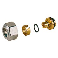 Klemmringverschraubung Giacomini 3/4" - f.Rohr 16 x 2 mm für Mehrschichtenrohr