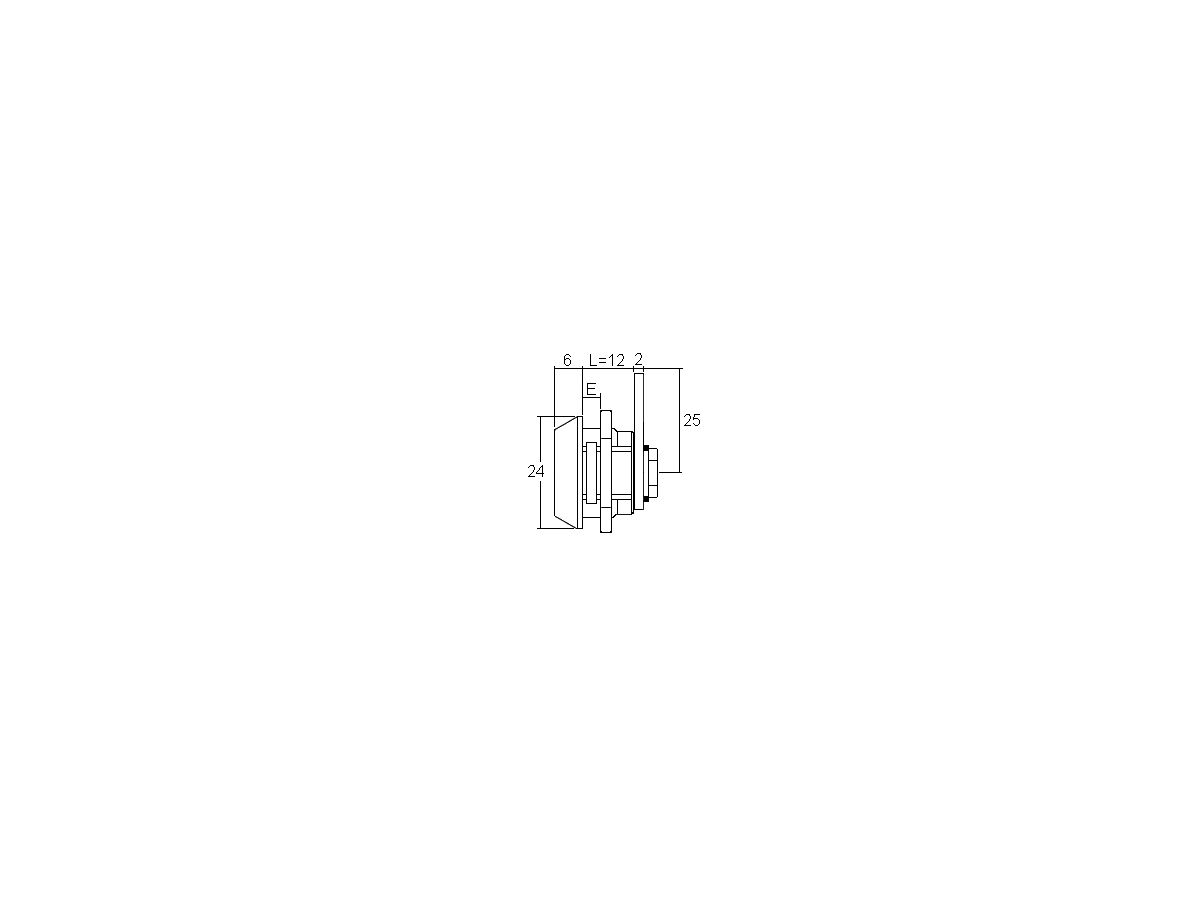 Schraubzylinder Typ 1700-22/A1 - inkl. 2 Schlüssel