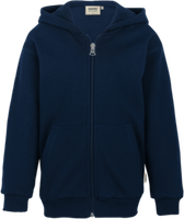 Kids-Kapuzensweatjacke Premium 116 tinte - 70% Baumwolle, 30% Polyester, 300 g/m²