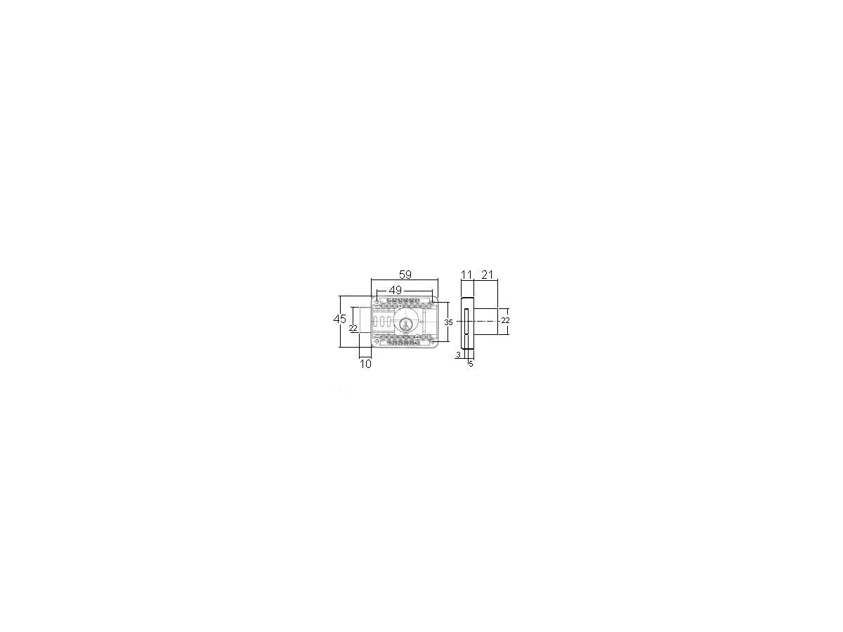 Schraubzylinder Typ 4550/106 - inkl. 2 Schlüssel