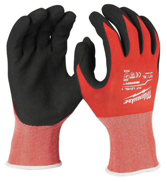 Schnittschutzhandschuhe Größe 10(XL) - Milwaukee, Klasse 1/A